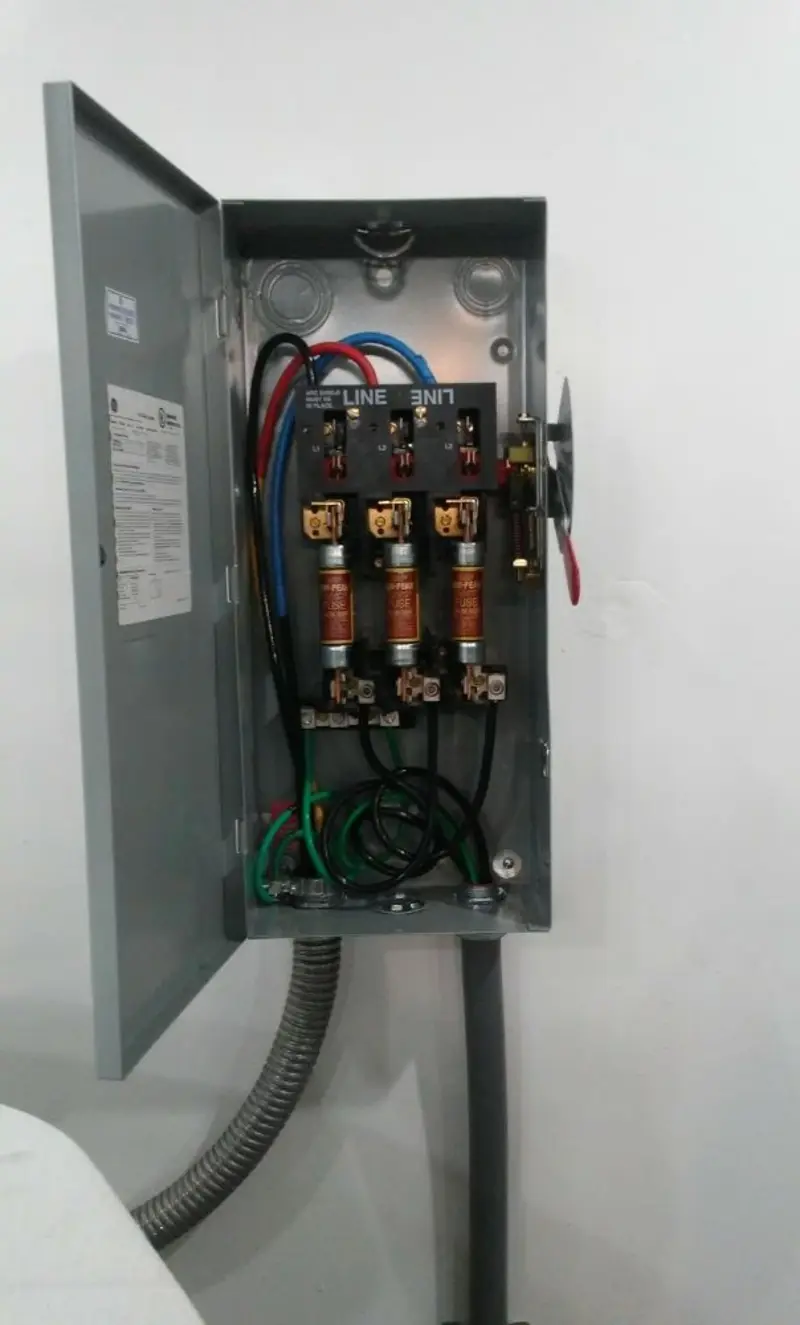 Three-phase disconnect switch installed for Electrical Wiring & Rewiring in Munroe Falls